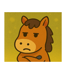 キラキラ優雅なウマ@SFW（個別スタンプ：15）