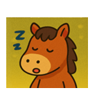 キラキラ優雅なウマ@SFW（個別スタンプ：22）