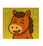 キラキラ優雅なウマ@SFW（個別スタンプ：24）