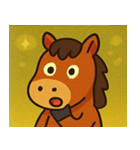 キラキラ優雅なウマ@SFW（個別スタンプ：28）