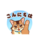 動く！ あいさつモコ（個別スタンプ：1）