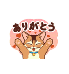動く！ あいさつモコ（個別スタンプ：5）