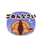 動く！ あいさつモコ（個別スタンプ：18）