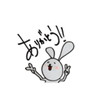 Rabbit PumpkinのゆるいうさぎたちPART5（個別スタンプ：1）