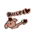 Rabbit PumpkinのゆるいうさぎたちPART5（個別スタンプ：11）