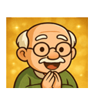 キラキラ渋めなおじいさん@SFW（個別スタンプ：7）