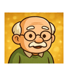 キラキラ渋めなおじいさん@SFW（個別スタンプ：11）