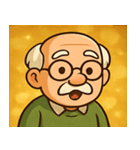 キラキラ渋めなおじいさん@SFW（個別スタンプ：13）