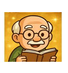 キラキラ渋めなおじいさん@SFW（個別スタンプ：16）