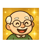 キラキラ渋めなおじいさん@SFW（個別スタンプ：20）