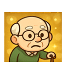 キラキラ渋めなおじいさん@SFW（個別スタンプ：22）