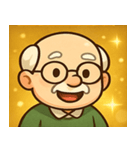 キラキラ渋めなおじいさん@SFW（個別スタンプ：23）