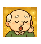 キラキラ渋めなおじいさん@SFW（個別スタンプ：24）