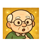 キラキラ渋めなおじいさん@SFW（個別スタンプ：25）