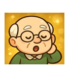 キラキラ渋めなおじいさん@SFW（個別スタンプ：28）