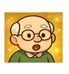 キラキラ渋めなおじいさん@SFW（個別スタンプ：29）