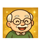 キラキラ渋めなおじいさん@SFW（個別スタンプ：30）