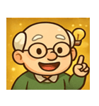キラキラ渋めなおじいさん@SFW（個別スタンプ：31）