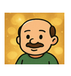 キラキラちょいイケおじさん@SFW（個別スタンプ：1）