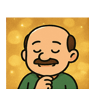 キラキラちょいイケおじさん@SFW（個別スタンプ：3）