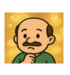 キラキラちょいイケおじさん@SFW（個別スタンプ：4）