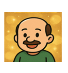 キラキラちょいイケおじさん@SFW（個別スタンプ：5）
