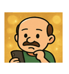 キラキラちょいイケおじさん@SFW（個別スタンプ：10）