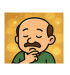 キラキラちょいイケおじさん@SFW（個別スタンプ：11）