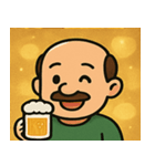 キラキラちょいイケおじさん@SFW（個別スタンプ：15）