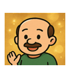 キラキラちょいイケおじさん@SFW（個別スタンプ：16）