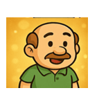 キラキラちょいイケおじさん@SFW（個別スタンプ：21）