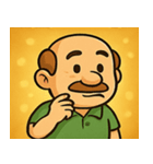 キラキラちょいイケおじさん@SFW（個別スタンプ：22）