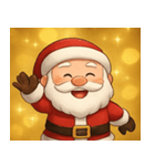 キラキラのサンタさん@SFW（個別スタンプ：1）