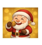 キラキラのサンタさん@SFW（個別スタンプ：5）
