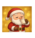 キラキラのサンタさん@SFW（個別スタンプ：10）