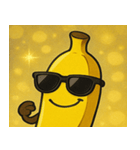 キラキラグラサンバナナ@SFW（個別スタンプ：2）