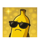 キラキラグラサンバナナ@SFW（個別スタンプ：3）