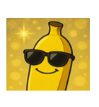 キラキラグラサンバナナ@SFW（個別スタンプ：6）