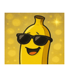 キラキラグラサンバナナ@SFW（個別スタンプ：10）