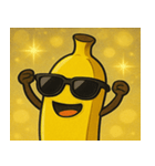 キラキラグラサンバナナ@SFW（個別スタンプ：12）