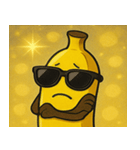 キラキラグラサンバナナ@SFW（個別スタンプ：14）