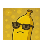 キラキラグラサンバナナ@SFW（個別スタンプ：17）