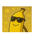 キラキラグラサンバナナ@SFW（個別スタンプ：24）