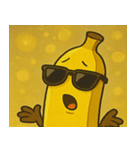 キラキラグラサンバナナ@SFW（個別スタンプ：25）