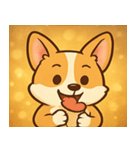 キラキラコーギーまつり@SFW（個別スタンプ：10）