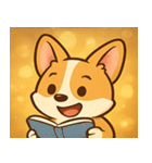 キラキラコーギーまつり@SFW（個別スタンプ：11）