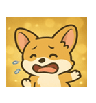 キラキラコーギーまつり@SFW（個別スタンプ：19）