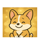 キラキラコーギーまつり@SFW（個別スタンプ：22）