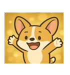 キラキラコーギーまつり@SFW（個別スタンプ：23）