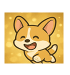 キラキラコーギーまつり@SFW（個別スタンプ：24）